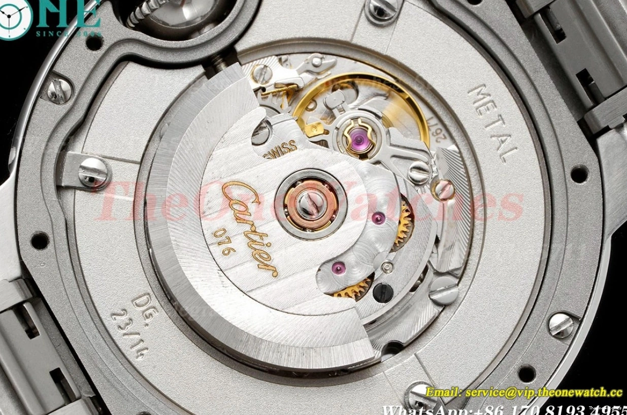 Dia 3KF SS SS Wht 36mm Ballon Bleu Cartier A076 De 0316